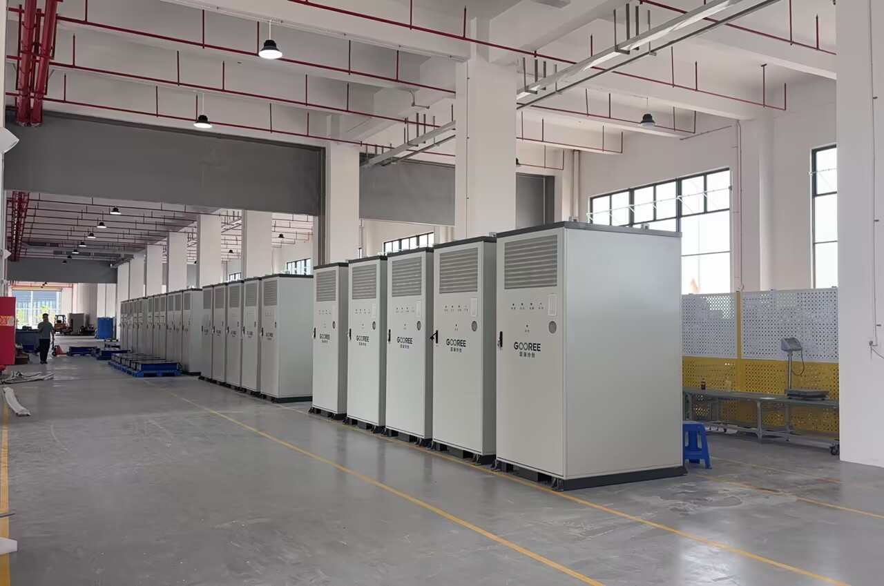 Gooree energy storage system testing at Foshan factory